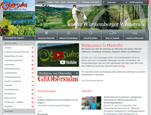 Tablet Screenshot of obersulm.de
